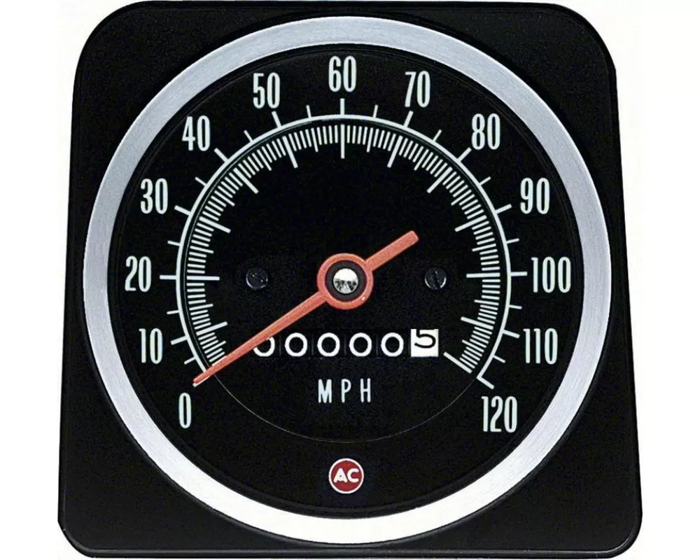 AMD 120mph Speedometer w/o Speed Warning Chevrolet Camaro 1969 - K-6482887