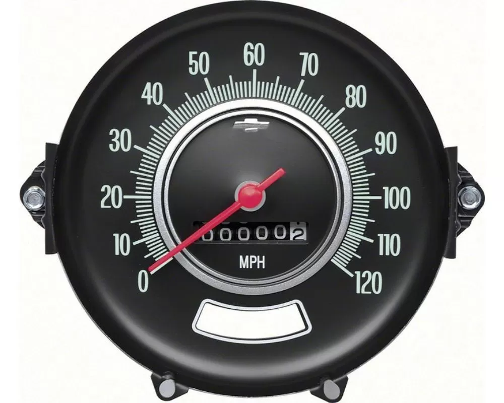 AMD 120mph Speedometer w/o Speed Warning Chevrolet 1969 - K-6492542