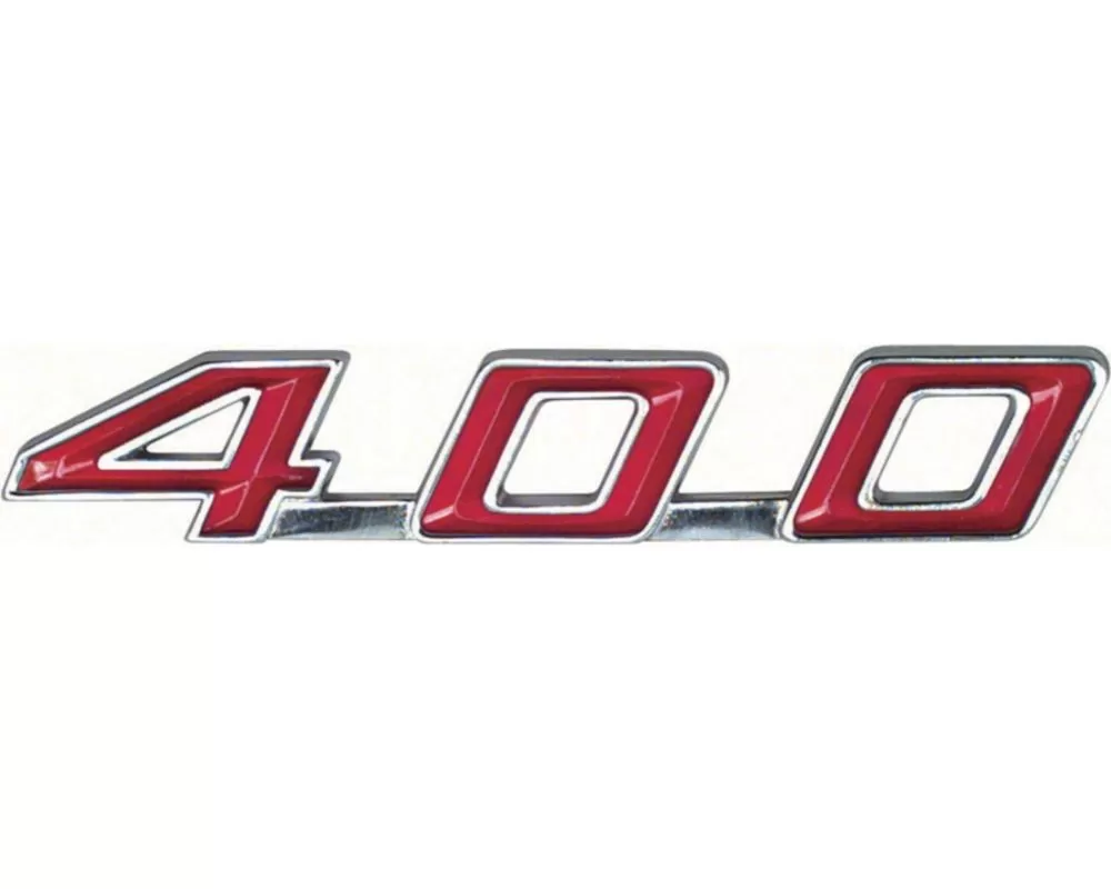 AMD "400" Trunk Emblem Pontiac Firebird 1967-1969 - K-7728616