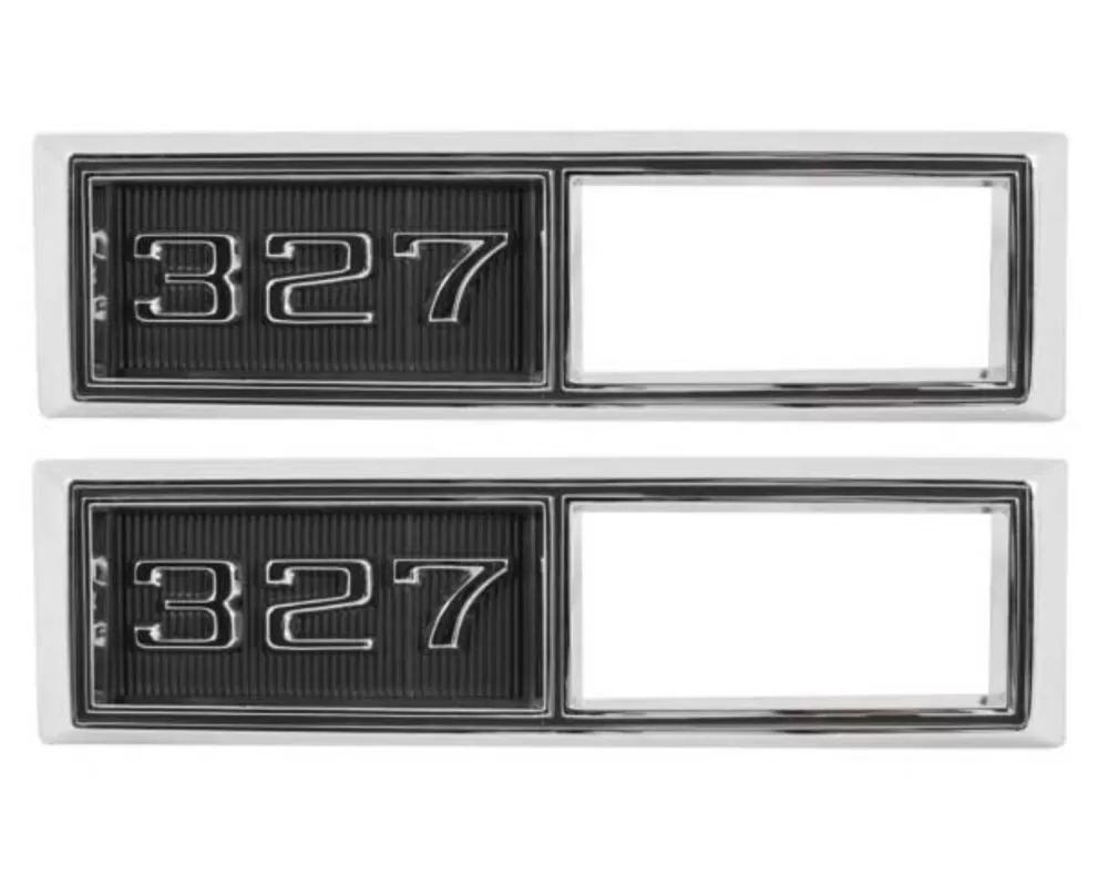 AMD "327" Front Side Marker Bezels - Pair Chevrolet 1968 - T-4521