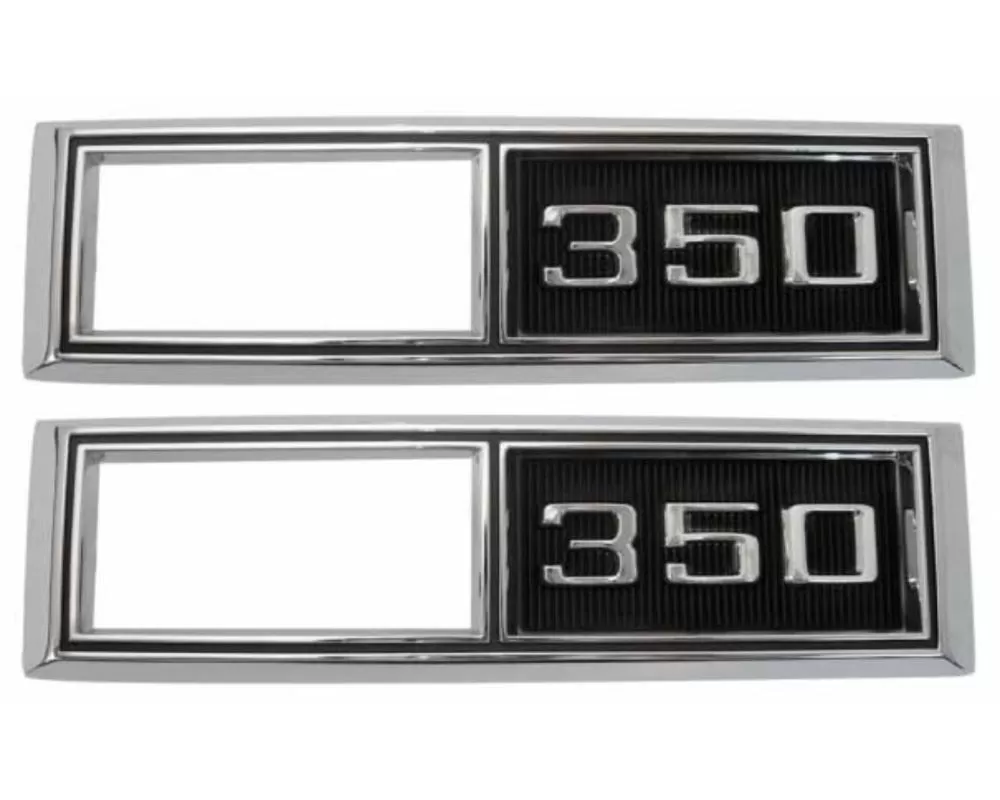 AMD "350" Front Side Marker Bezels - Pair Chevrolet 1968 - T-4522