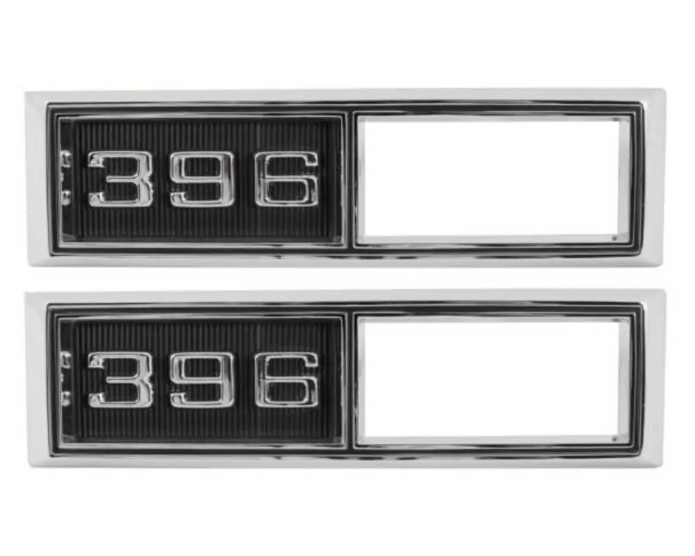 AMD "396" Front Side Marker Bezels - Pair Chevrolet 1968 - T-4523