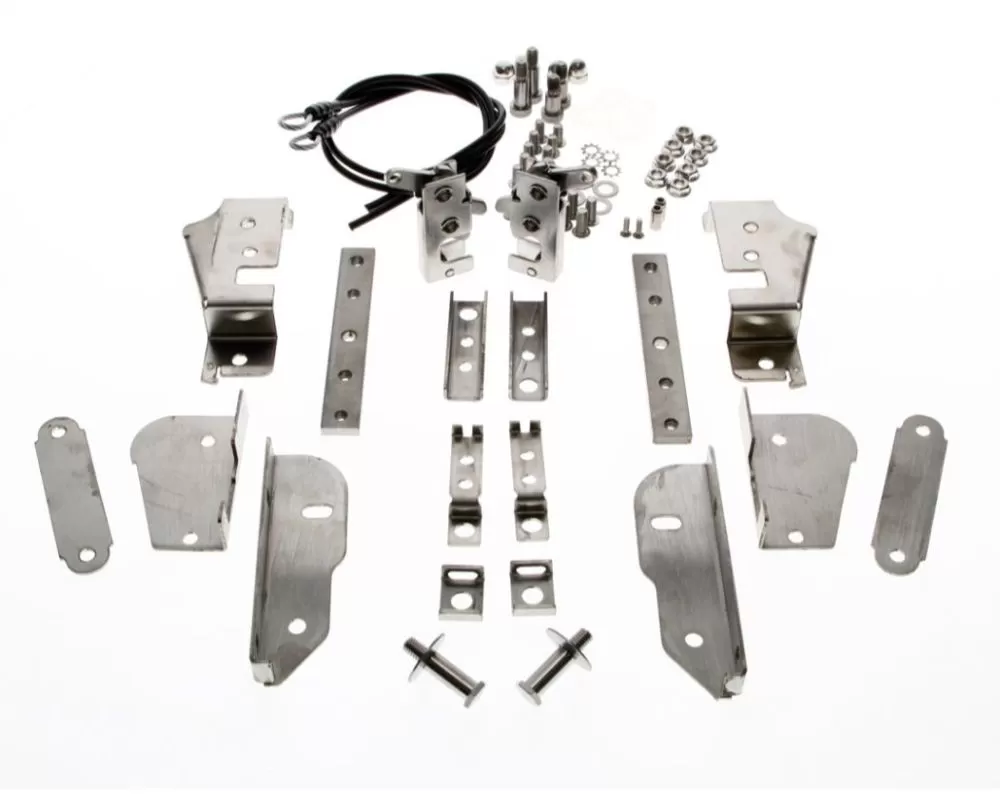 AMD Hidden Tailgate Latch Kit (Complete Stainless) Chevrolet | Ford | GMC 1947-1987 - X927-4000-3S