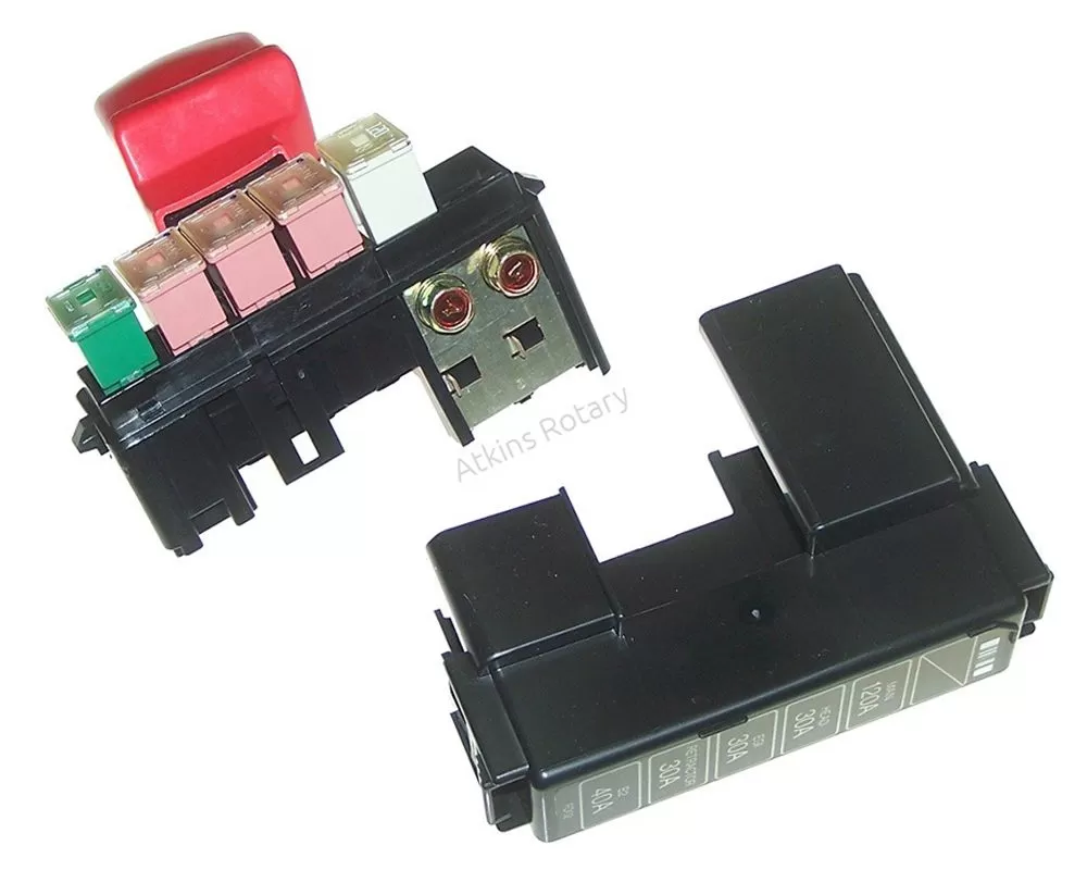Atkins Rotary Fuse Box with Lid & Positive Battery Terminal Mazda Rx7 1993-1995 - FD02-66-760C