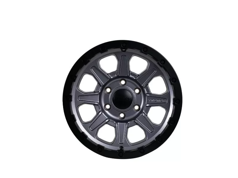 Tremor Alloy Wheels 103 Impact Wheel 17x8.5 6x5.5/139.7 BP +0mm 106.2mm Hub Bore Graphite Grey with Black Lip - 103-785830GG