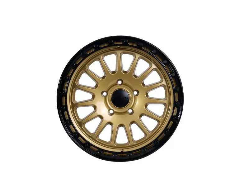 Tremor Alloy Wheels 104 Aftershock Wheel 20x9 5x150 +0mm 110.5mm Hub Bore Gloss Gold with Gloss Black Lip - 104-290500GB