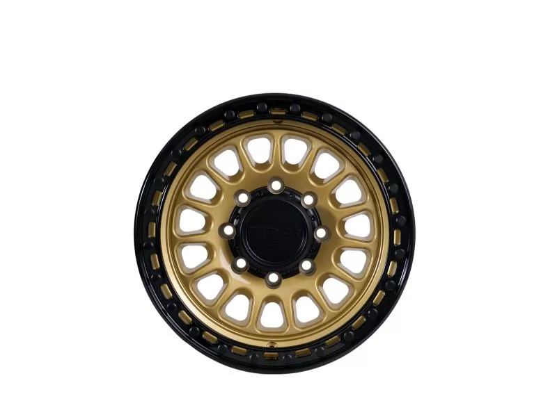 Tremor Alloy Wheels 104 Aftershock Wheel 20x9 8x170 +0mm 124.9mm Hub Bore Gloss Gold with Gloss Black Lip - 104-290700GB