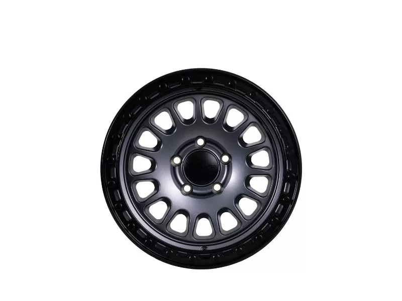 Tremor Alloy Wheels 104 Aftershock Wheel 17x8.5 5x150 BP +0mm 110.5mm Hub Bore Graphite Grey with Black Lip - 104-785500GG