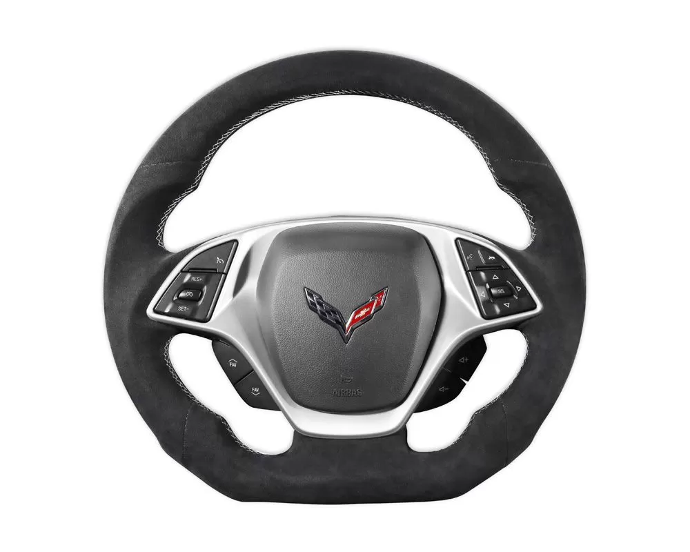 Drake Muscle Cars C7 Steering Wheel-Alcantara Wrapped Chevrolet C7 Corvette 2014-2019 - CV950-22
