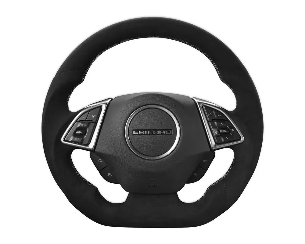 Drake Muscle Cars Steering Wheel-Alcantara Wrapped - Heated Chevrolet Camaro 2016-2022 - CA950-16