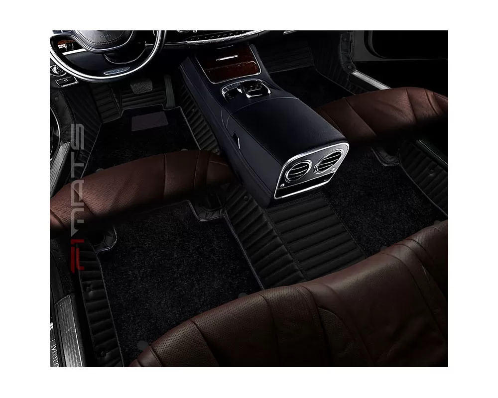 1990-2023 Lexus LS F1Mats Floor Mats Double Layer Stripe - F1-DLSBB-L-LS