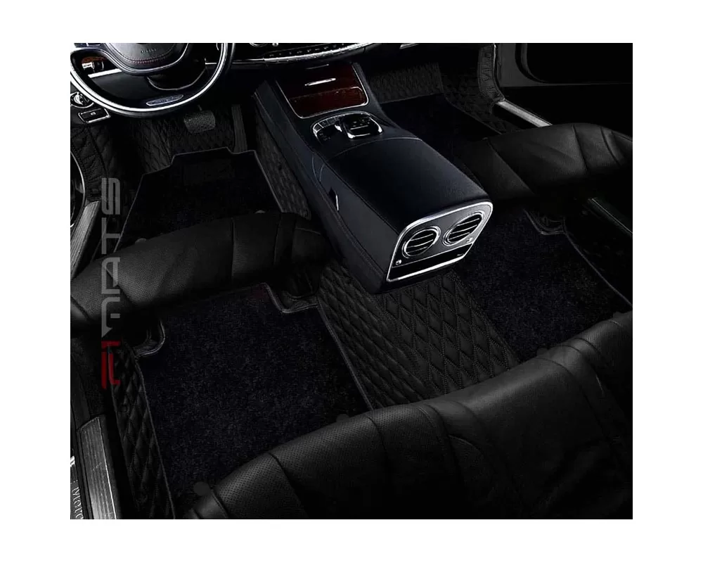 1990-2023 Lexus LS F1Mats Floor Mats Double Layer Diamond - F1-DLDBB-L-LS