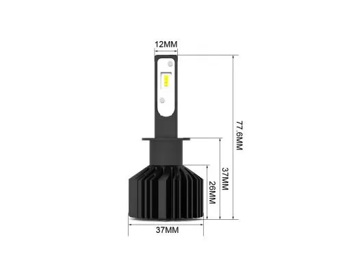 Vivid Lumen H1 Velocity Plus LED Headlight Bulbs Single - 23013