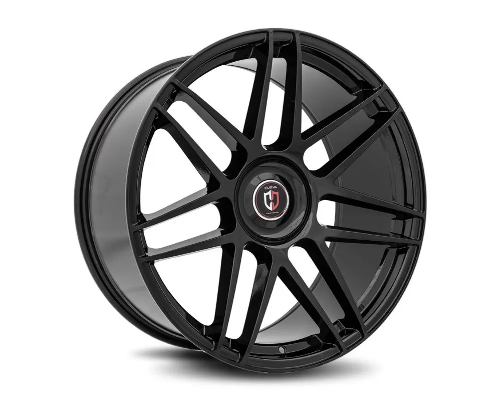 Curva Concepts C300 Aluminum Alloy Wheels 22x10.5 5x112 44mm Gloss Black - C300-221051124466BLK