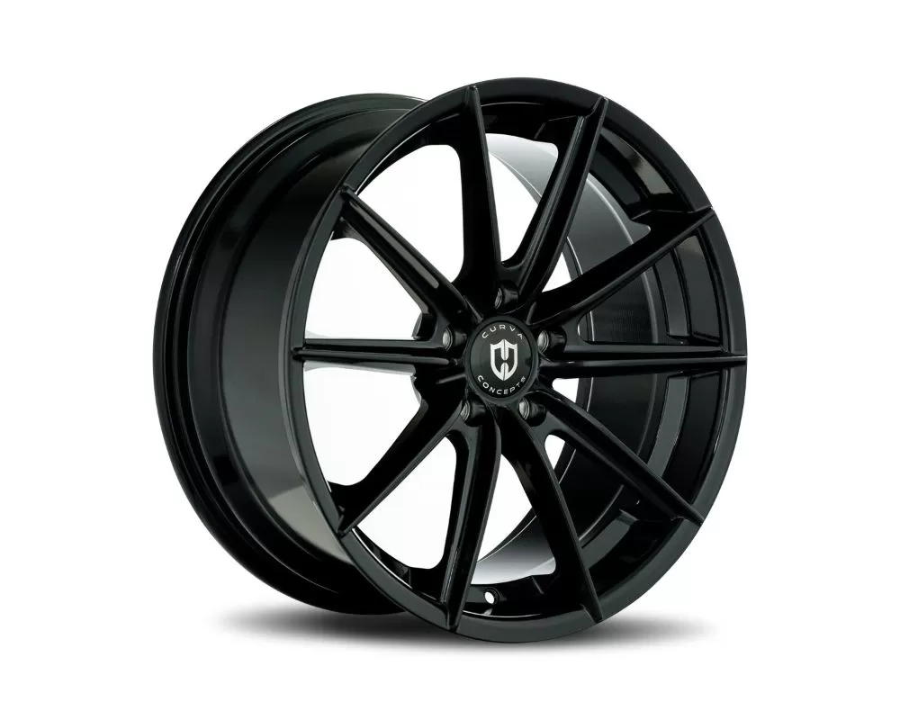 Curva Concepts CFF46 Flow Forged Wheels 18x8.5 5x114 35mm Gloss Black - CFF46-18851143573B
