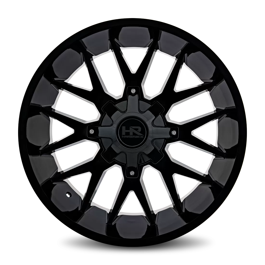 Hardrock Offroad Affliction Aluminum Wheel 22x10 8x180 -19 124.3 Gloss Black - H700-221078119GB