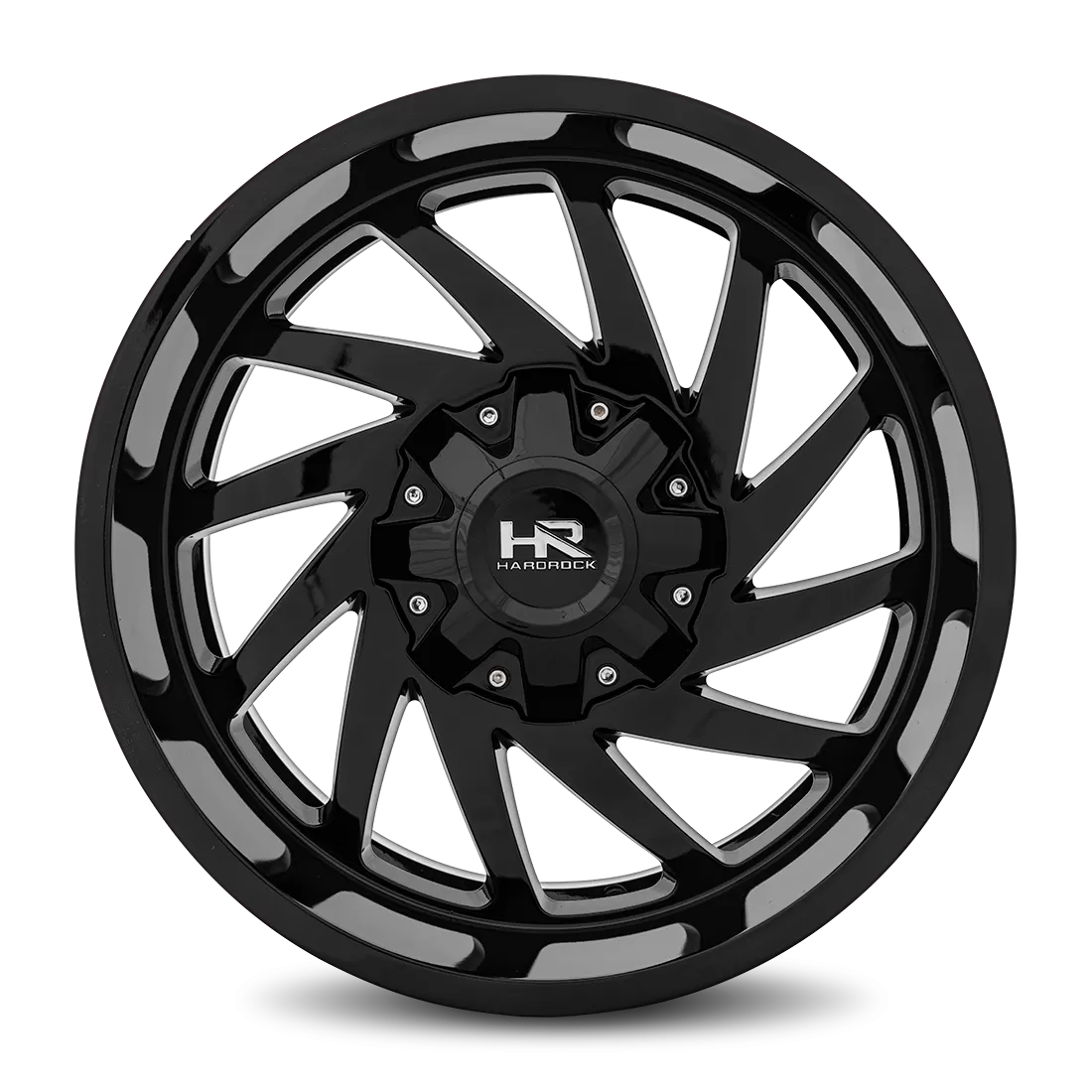 Hardrock Offroad Crusher Aluminum Wheel 20x10 5x150/139.7 -19 110.3 Gloss Black - H704-201097119GB