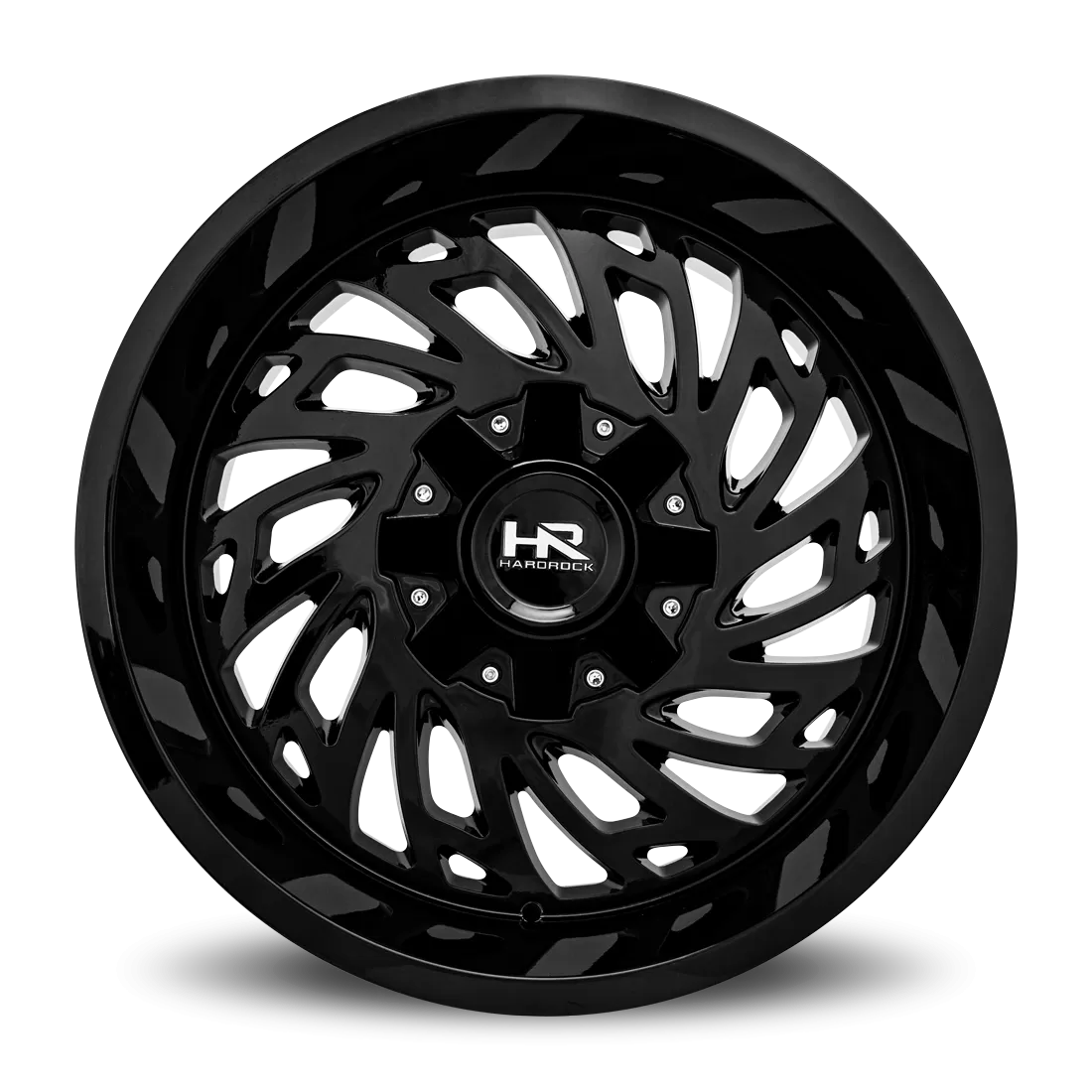 Hardrock Offroad Attack Aluminum Wheel 20x12 8x170 -51 125.2 Gloss Black - H710-201270151GB