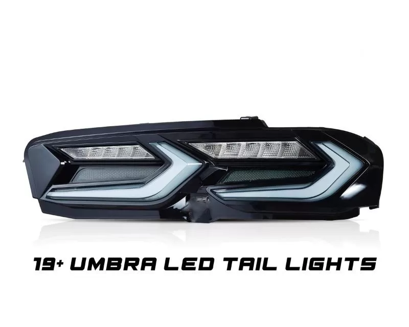 Auto Addict USA Umbra LED Taillights Gloss Black/Smoke Lens Chevrolet Camaro 2019-2023 - AA_CMR_TL_UMB_19