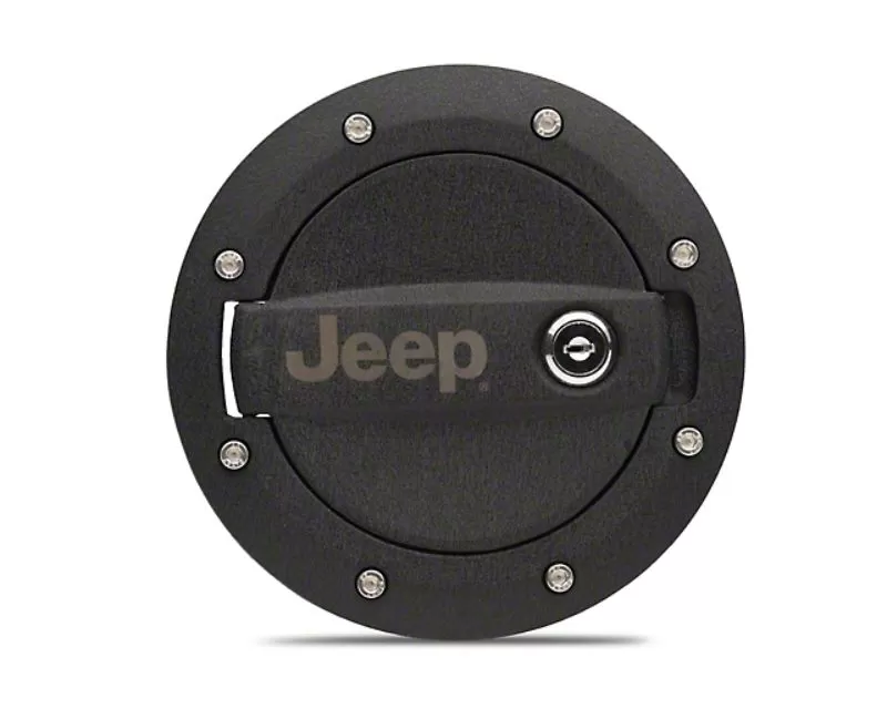 Officially Licensed Jeep Locking Fuel Door with Engraved Jeep Logo Jeep Wrangler JK 2007-2018 - J157748