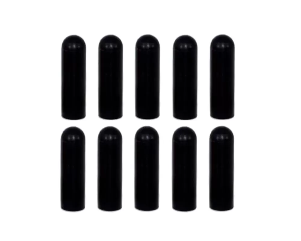 ZSPEC Design 10-Pack Black Silicone-Rubber T-Bolt Clamp Dress-Up Sleeps/Caps - 00843612127297