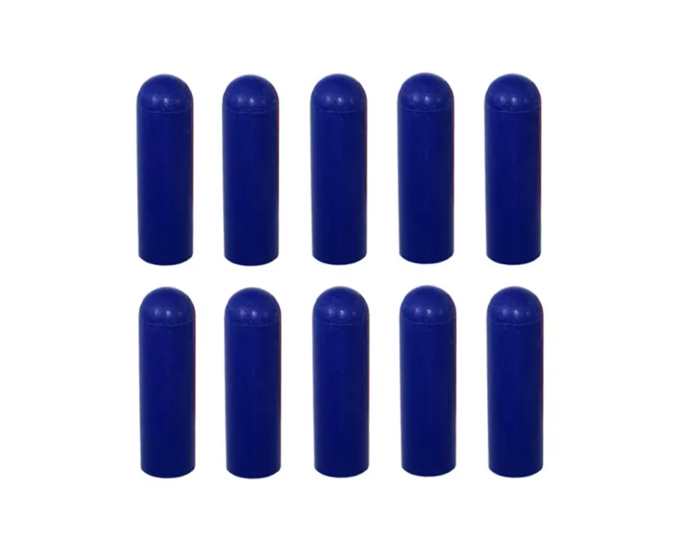 ZSPEC Design 10-Pack Dark Blue Silicone-Rubber T-Bolt Clamp Dress-Up Sleeps/Caps - 00843612127334
