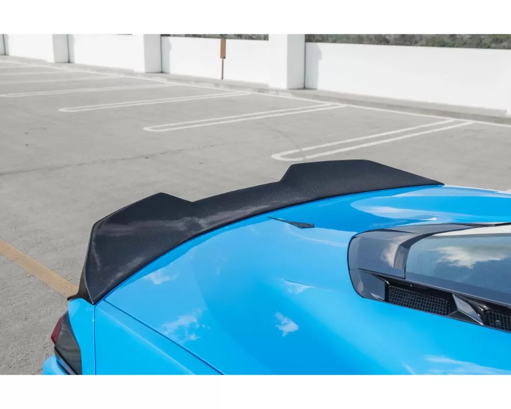 Street Hunter Carbon Fiber Duckbill Spoiler Chevrolet C8 Corvette Stingray 2020-2024 - SHD-C8-DBS-CF