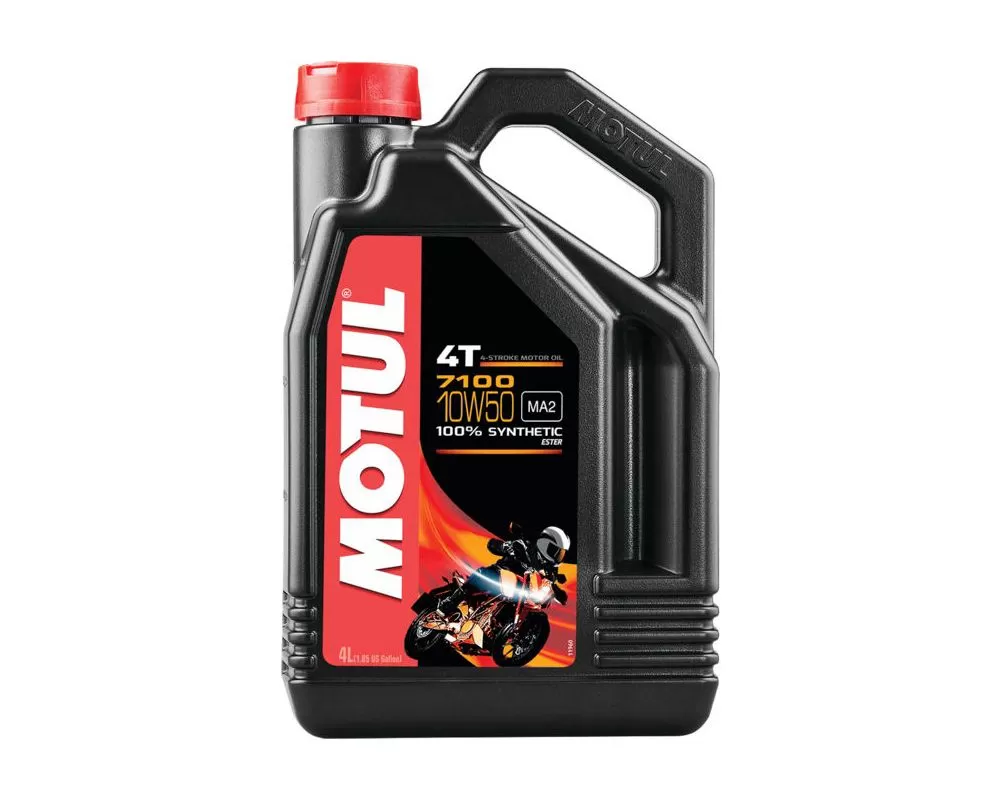 MOTUL 4 Liter 10W50 7100 4T Synthetic Oil - 104098