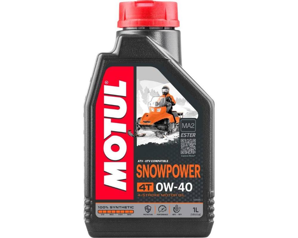 Motul 1L 4T 0W-40 Snowpower Motor Oil - 105891