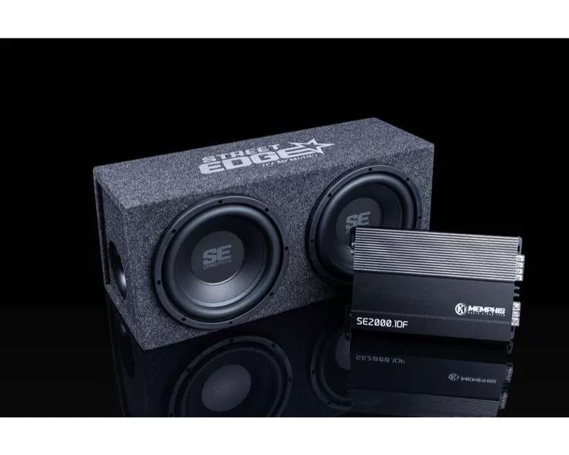 Memphis Audio 10" Dual SE Enclosure Bass Systems with 500w Amplifier - SE210
