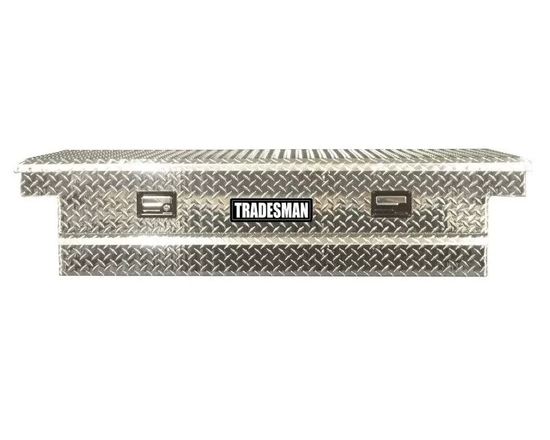 Tradesman Aluminum Economy Cross Bed Truck Tool Box (60in.) - Brite - 111002T