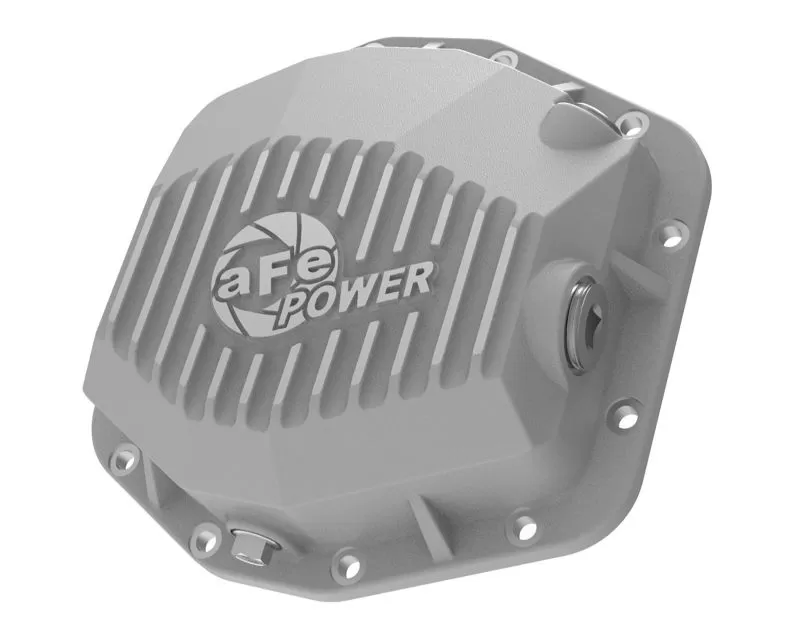 aFe POWER Differential Cover Raw w/ Machined Fins Street Series Rear Ford Bronco L4-2.3L|V6-2.7L 2021-2023 - 46-71290A