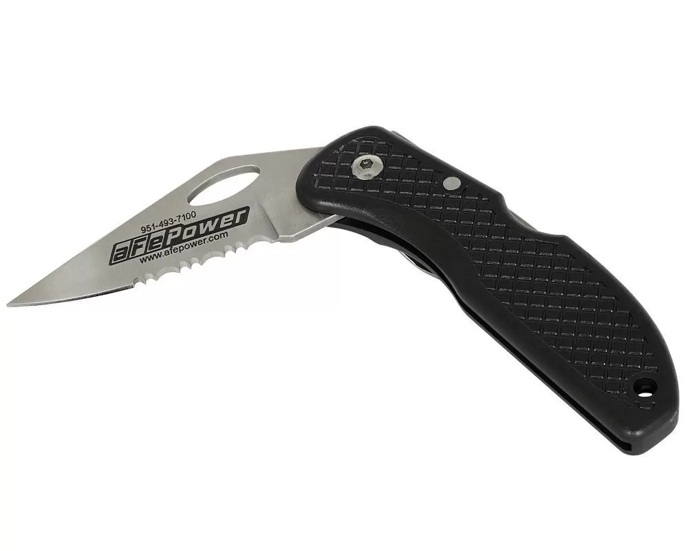 aFe POWER Pocket Knife w/ Black aFe Logo on Blade - 40-10092