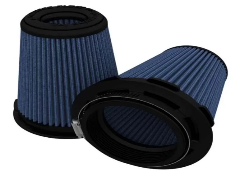aFe POWER Magnum Flow Pro 5R Air Filters 3.5inch F x 5inch B x 3.5inch T Inverted x 6inch H Pair - 20-91202RM
