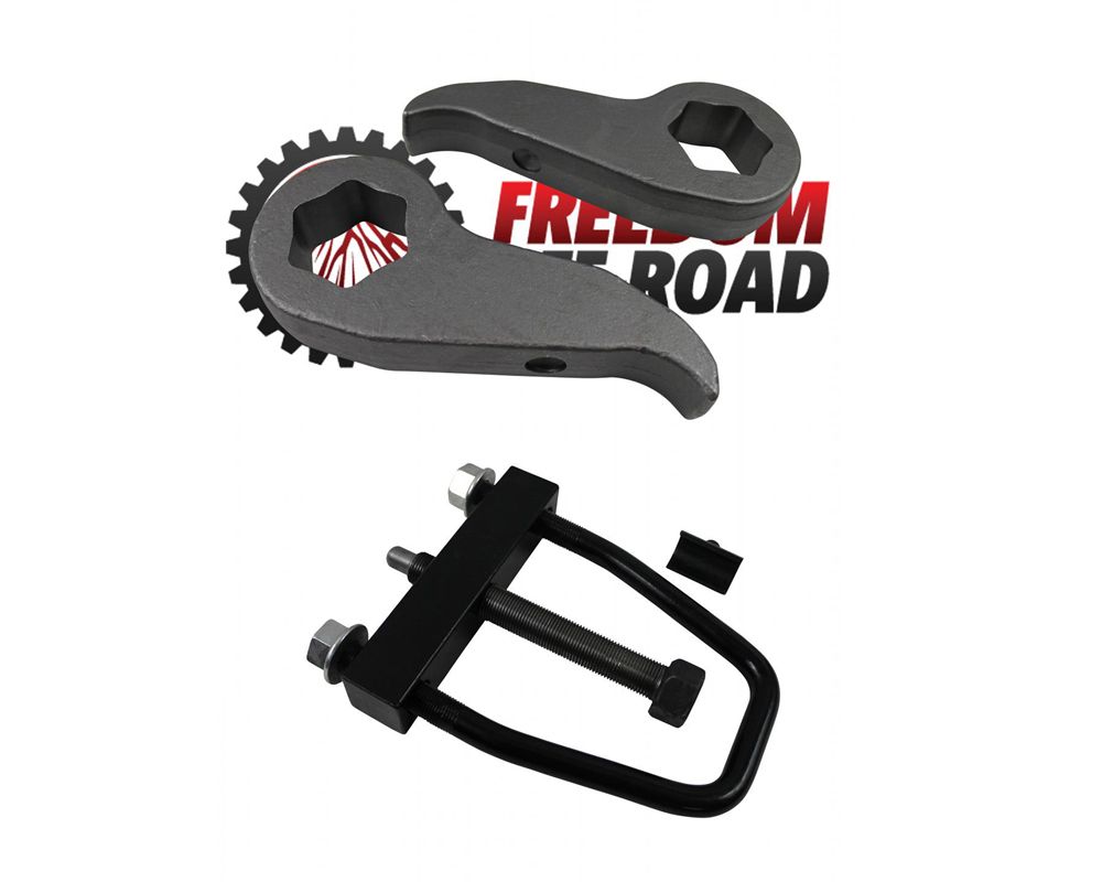 Freedom Off-Road 1 Inch-3 Inch Leveling Kit Torsion Keys with Install Tool GM Silverado | Sierra 2500 HD | 3500 HD 2011-2019 - FO-G104F+FO-UTTOOL2