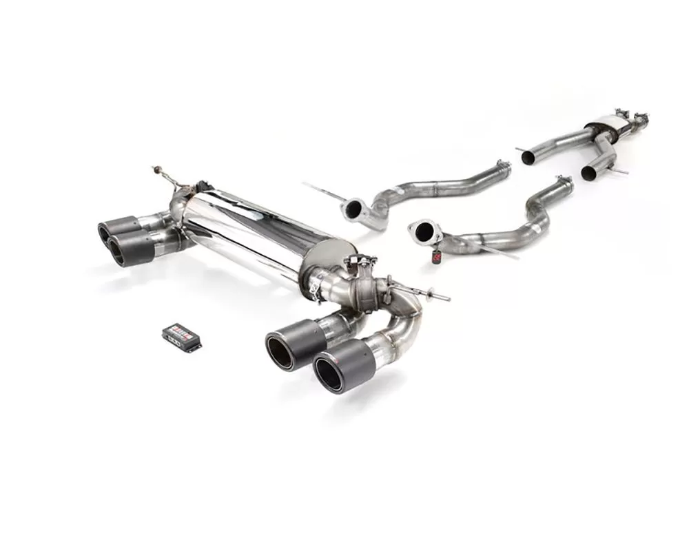 QuickSilver Defender Sound Architect OPF-Back Exhaust w/ Carbon Tailpipes Land Rover 110 2021+ - LR558A-110