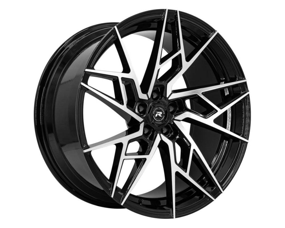 Renzo Ascari Wheel 20x10 15 Gloss Black Machined Face - 2010-00-15MB