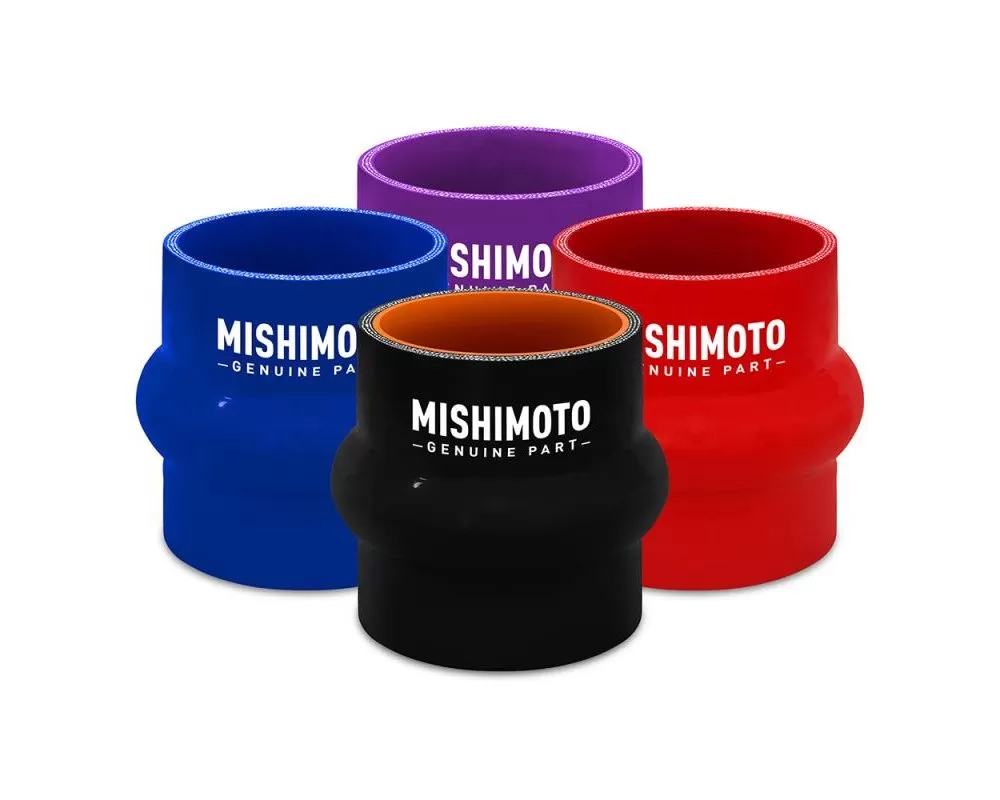 Mishimoto 2.5" Black Hump Hose Coupler Universal - MMCP-2.5HPBK