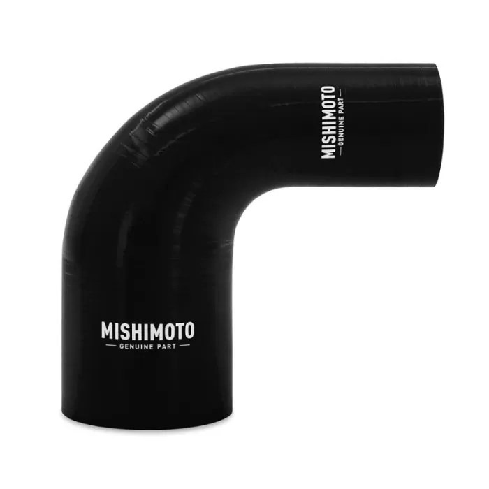 Mishimoto Black 90 Degree Silicone Transition Coupler, 1.75 Inches to 2.5 Inches - MMCP-R90-17525BK