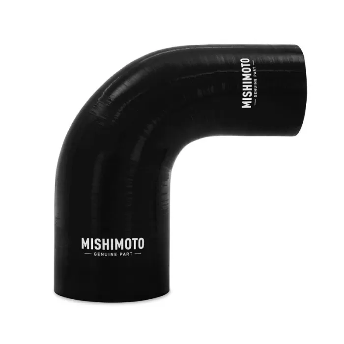 Mishimoto Black 90 Degree Silicone Transition Coupler, 2.25 Inches to 3.00 Inches - MMCP-R90-22530BK