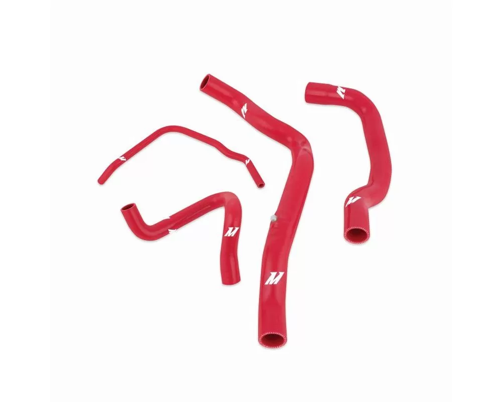 Mishimoto Red Supercharged Silicone Radiator Hose Kit Mini Cooper S 1.6L SuperCharged 2002-2008 - MMHOSE-TINY-01RD