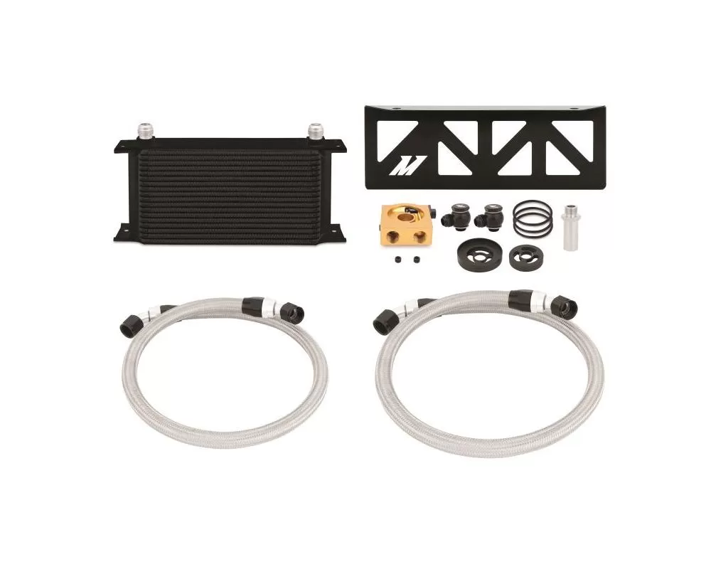 Mishimoto Black Thermostatic Oil Cooler Kit Scion | Subaru | Toyota 2013+ - MMOC-BRZ-13TBK