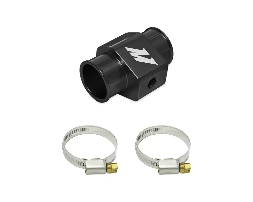 Mishimoto Black 32mm Water Temperature Sensor Adapter Universal - MMWHS-32-BK