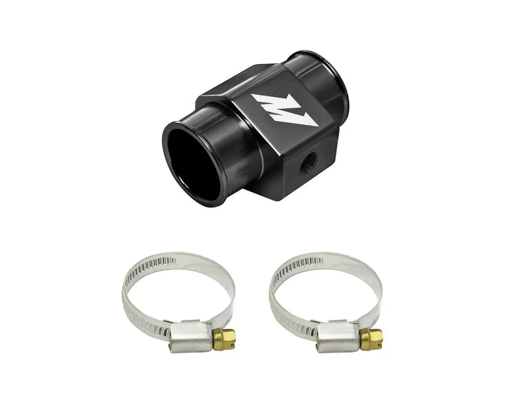 Mishimoto Black 34mm Water Temperature Sensor Adapter Universal - MMWHS-34-BK