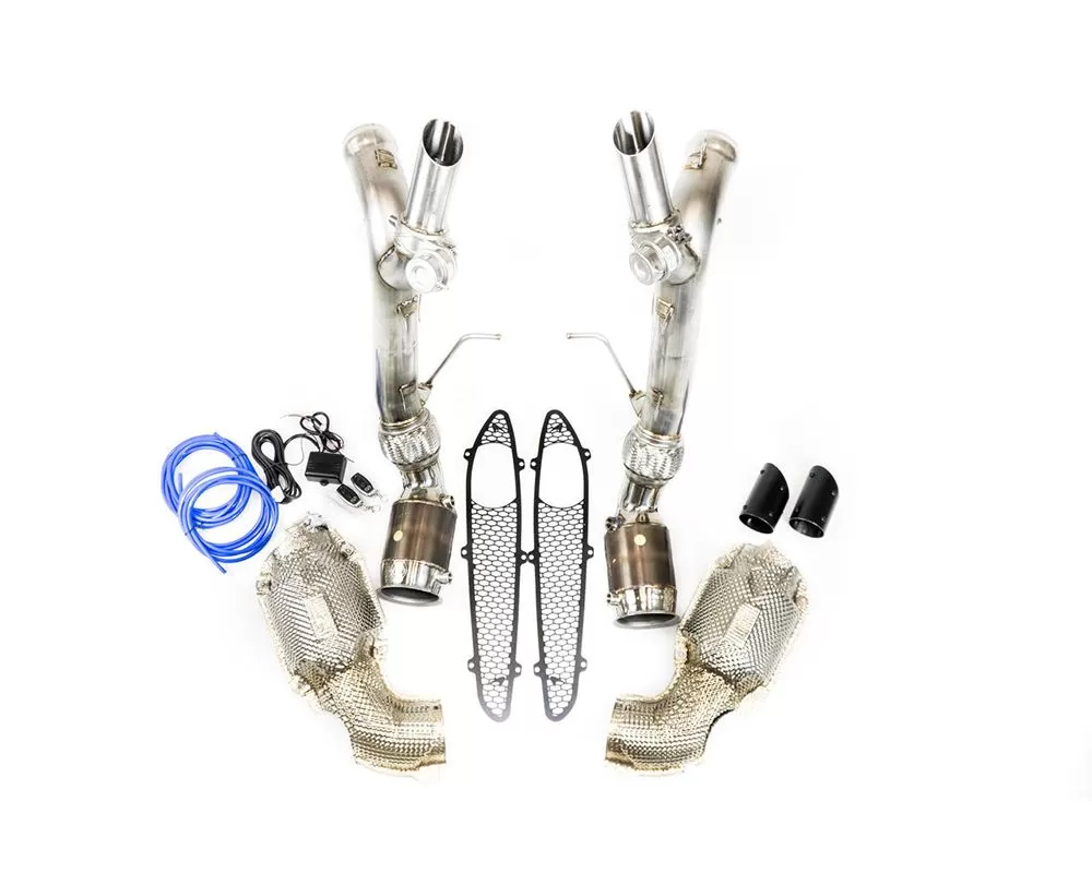 Fabspeed "600LT Style" Valvetronic Sport Catalytic Converter Exhaust System McLaren 570S | 540C 2015+ - FS.MCL.570S.SC918V