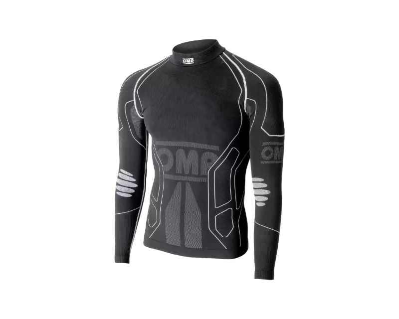 OMP Racing KS Winter-R Shirt Black - KE0-3021-B01-071-LXL