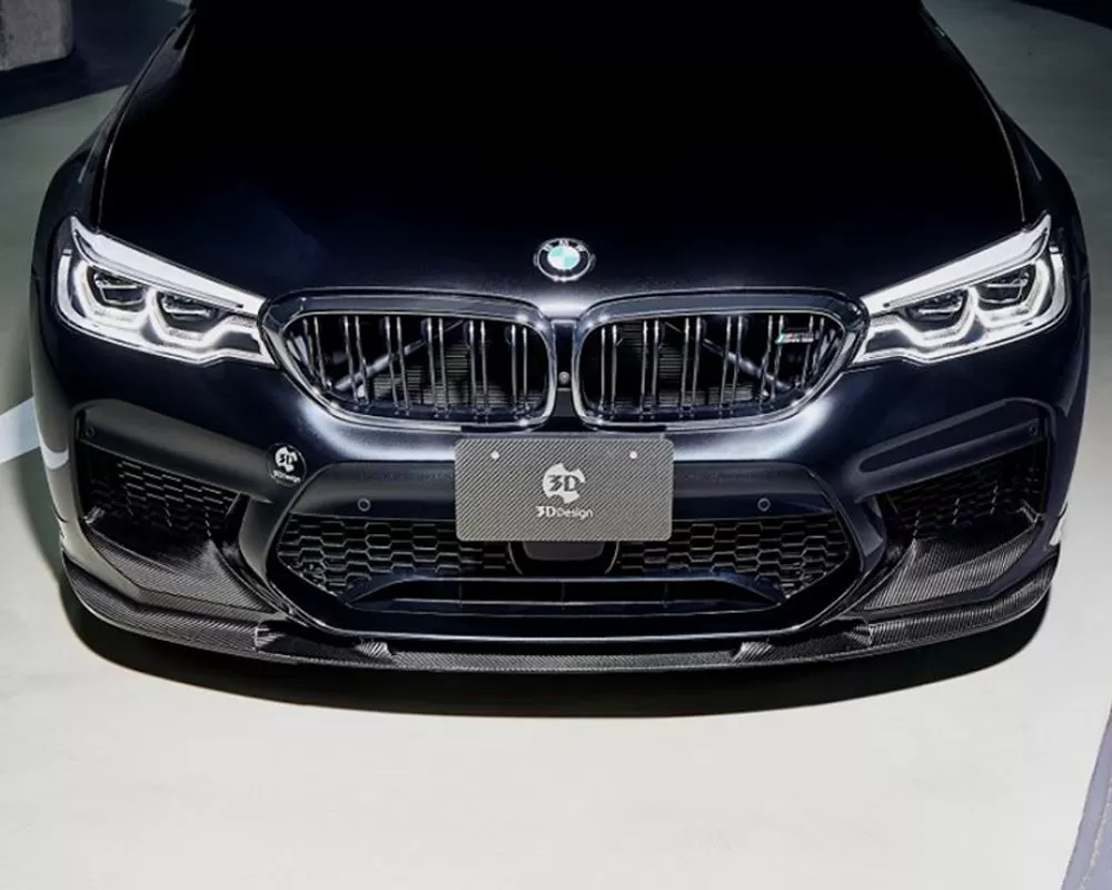 3D Design Carbon Fiber Front Lip Spoiler Pre-LCI BMW M5 F90 2018+ - 3101-29011