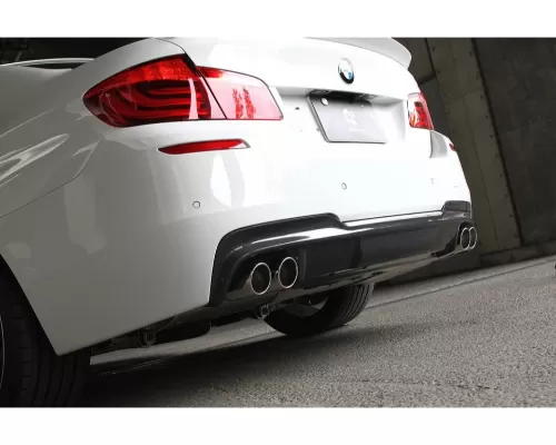 3D Design Carbon Fiber Rear Diffuser Quad Tip BMW 5 Series F10 | F11 M Sport 11-15 - 3108-21041