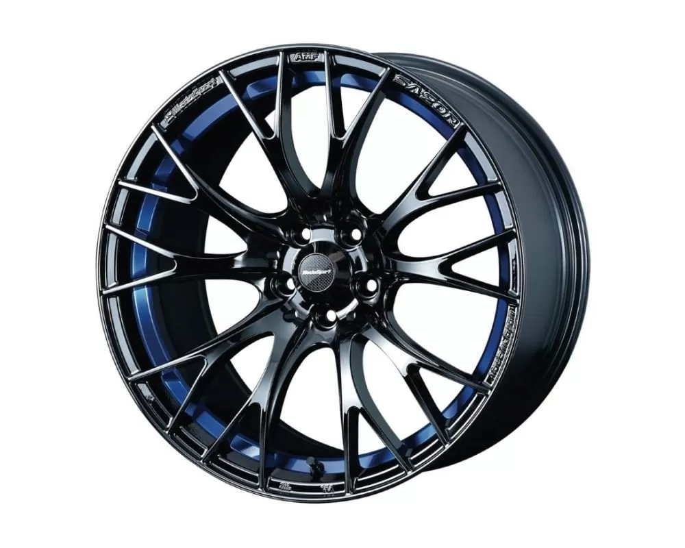 Weds WedsSport SA-20R Wheel 18x8.5 5x114.3 50mm Blue Light Chrome II - 72746