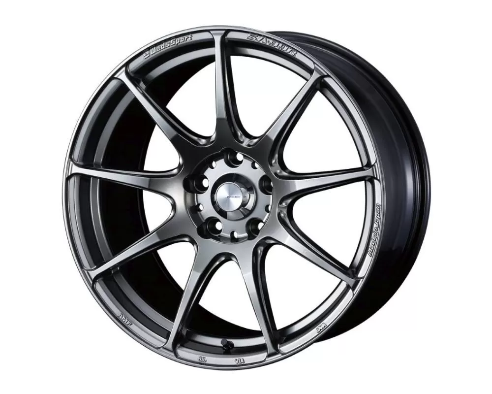 Weds WedsSport SA-99R Wide Spec Wheel 18x7.5 5x100 45mm Platinum Silver Black - 73900